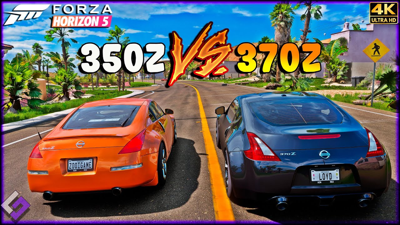 FORZA HORIZON 5 - NISSAN 350Z vs NISSAN 370Z 