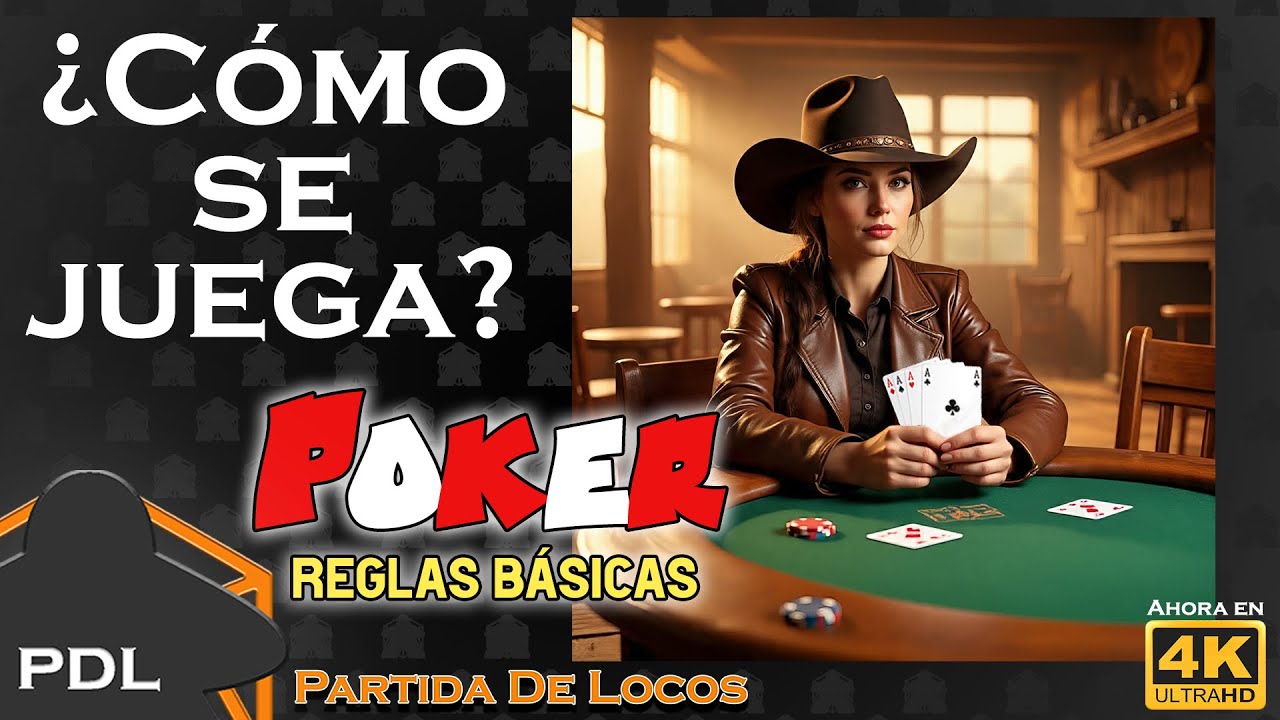 Poker ¿cómo se juega? (5 cartas cerrado) (en 4K) | Tutorial | Partida de Locos