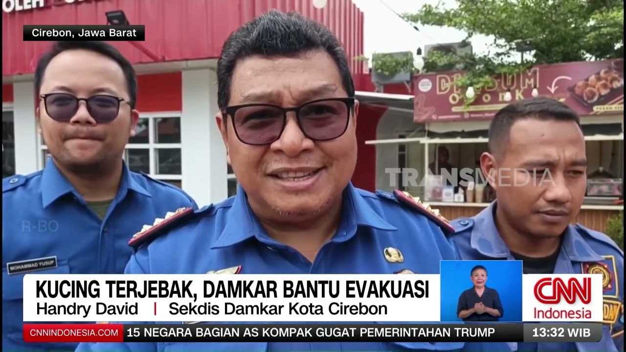 Kucing Terjebak, Damkar Bantu Evakuasi | REDAKSI (25/02/26)