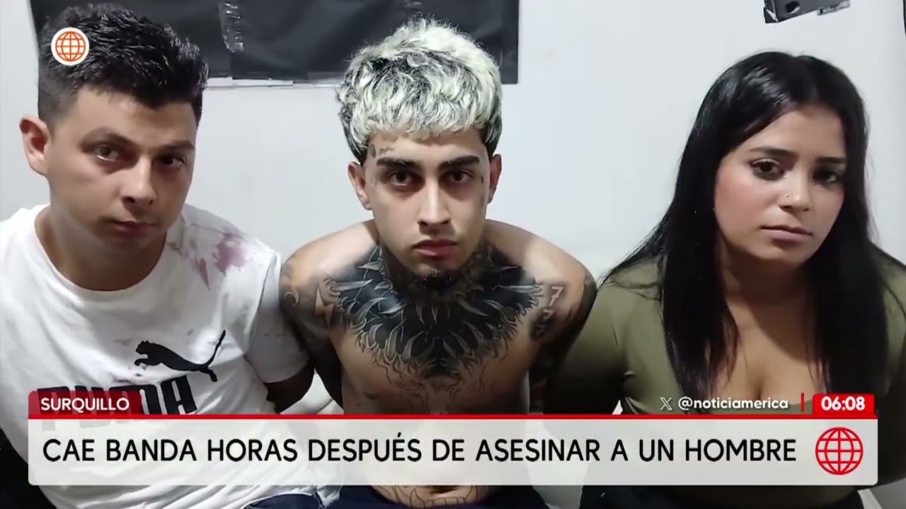 Capturan en Surquillo a banda acusada de asesinato y extorsión