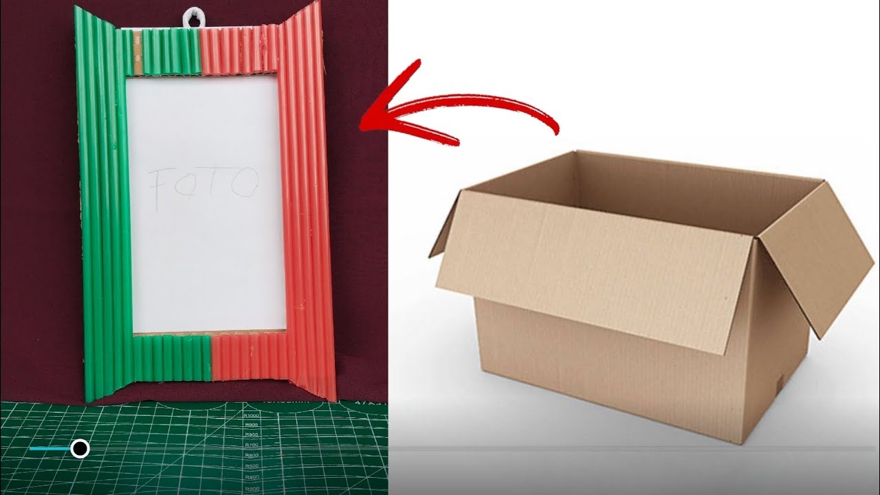 How to Make a Photo Frame at Home Using Cardboard | Step-by-Step DIY