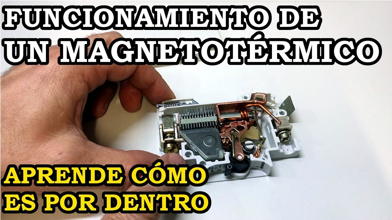 Funcionamiento un Magnetotérmico. Aprende como es por dentro. 170