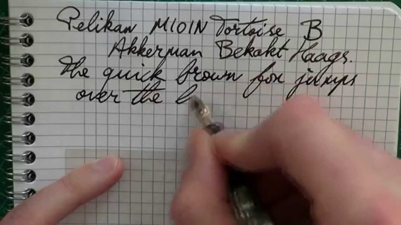 Pelikan Souverän M101N Tortoiseshell Brown Fountain Pen Review