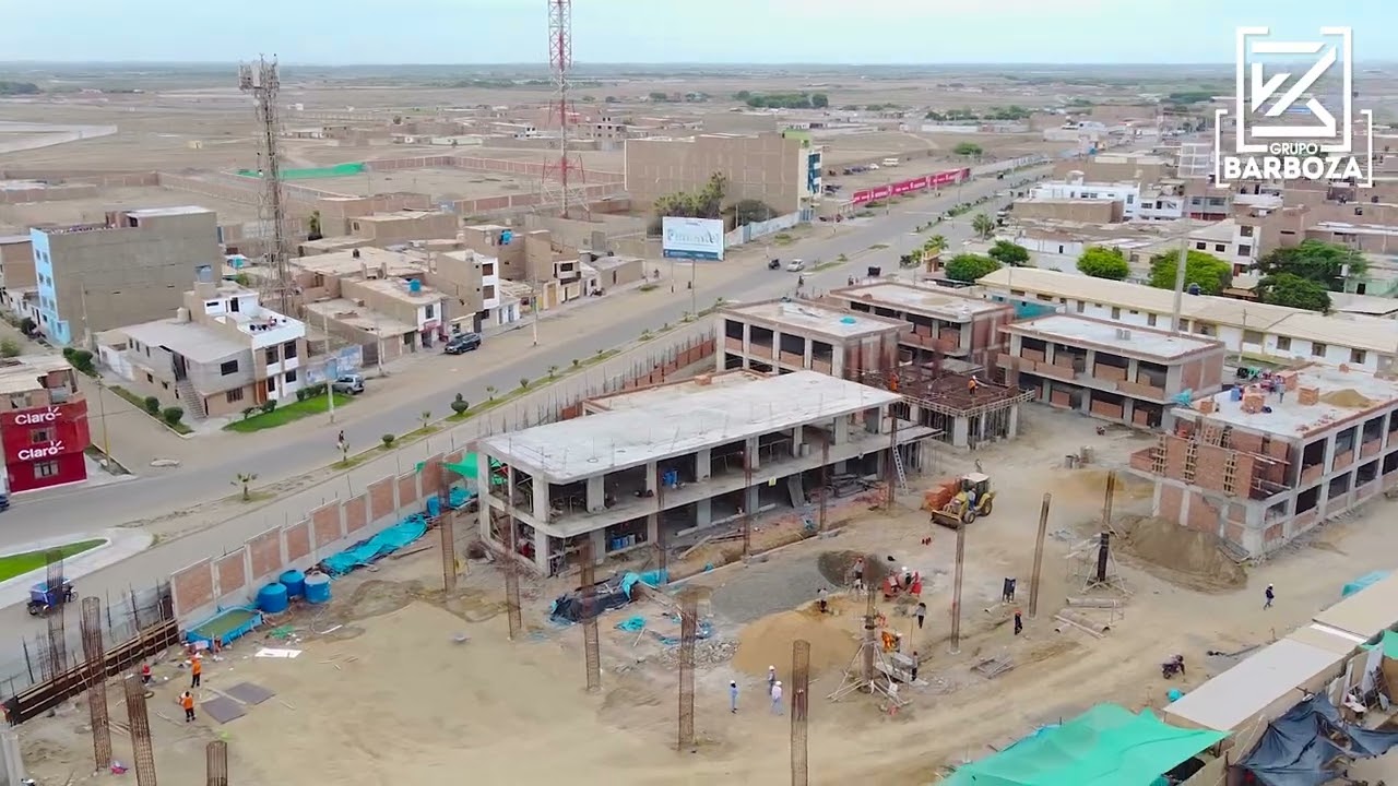 Colegio Emblemático San Martín de Porres en Pimentel - Avance de Obra Abril 2023 - Grupo Barboza