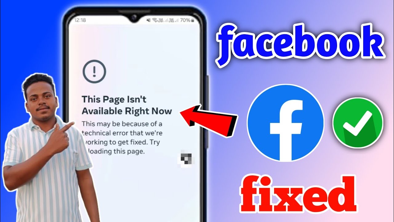 how to fix this page isn't available right now facebook problem 2025 | facebook opening problem fix