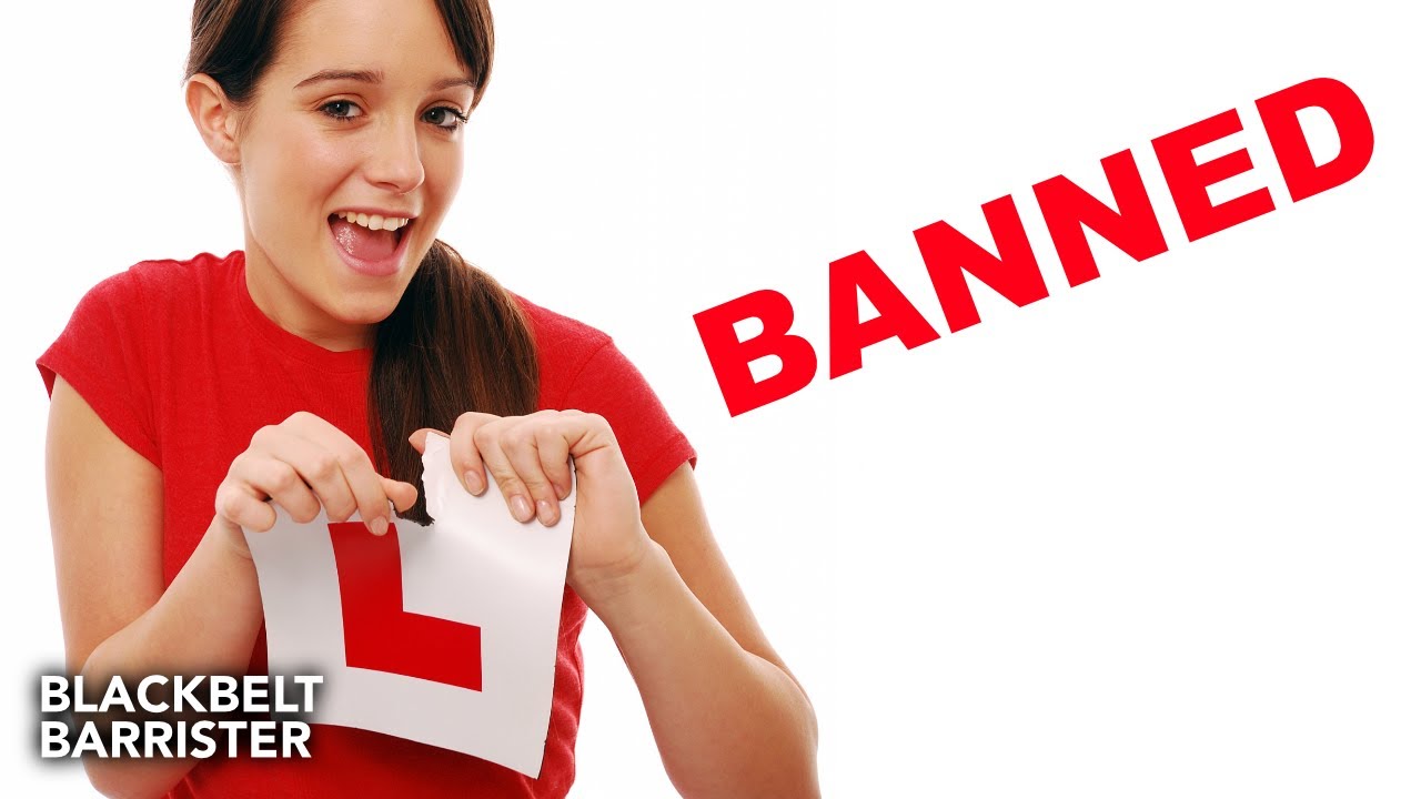 BANNED Before You Pass Your Test?! | BlackBeltBarrister