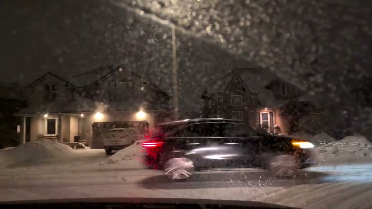 Snowy Evening In Guelph   Feb  13, 2026
