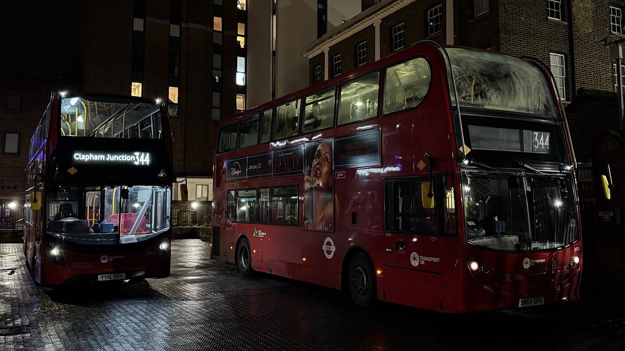 *Fast* Journey on the London Bus Route 344 | Enviro400H 2479 SN64 OFD