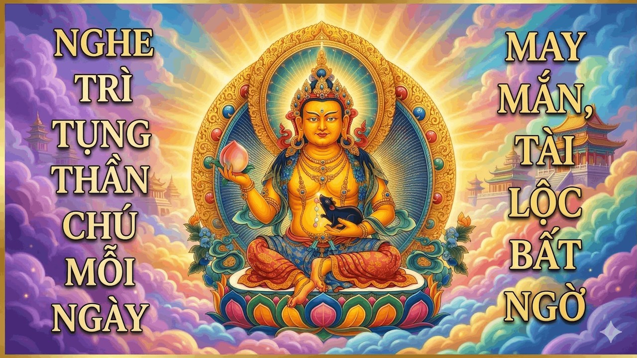 Hoàng Thần Tài Thần Chú (Tiếng Phạn) – Trì Tụng Mật Tông Tây Tạng | Khai Mở Tài Lộc & Phước Báu