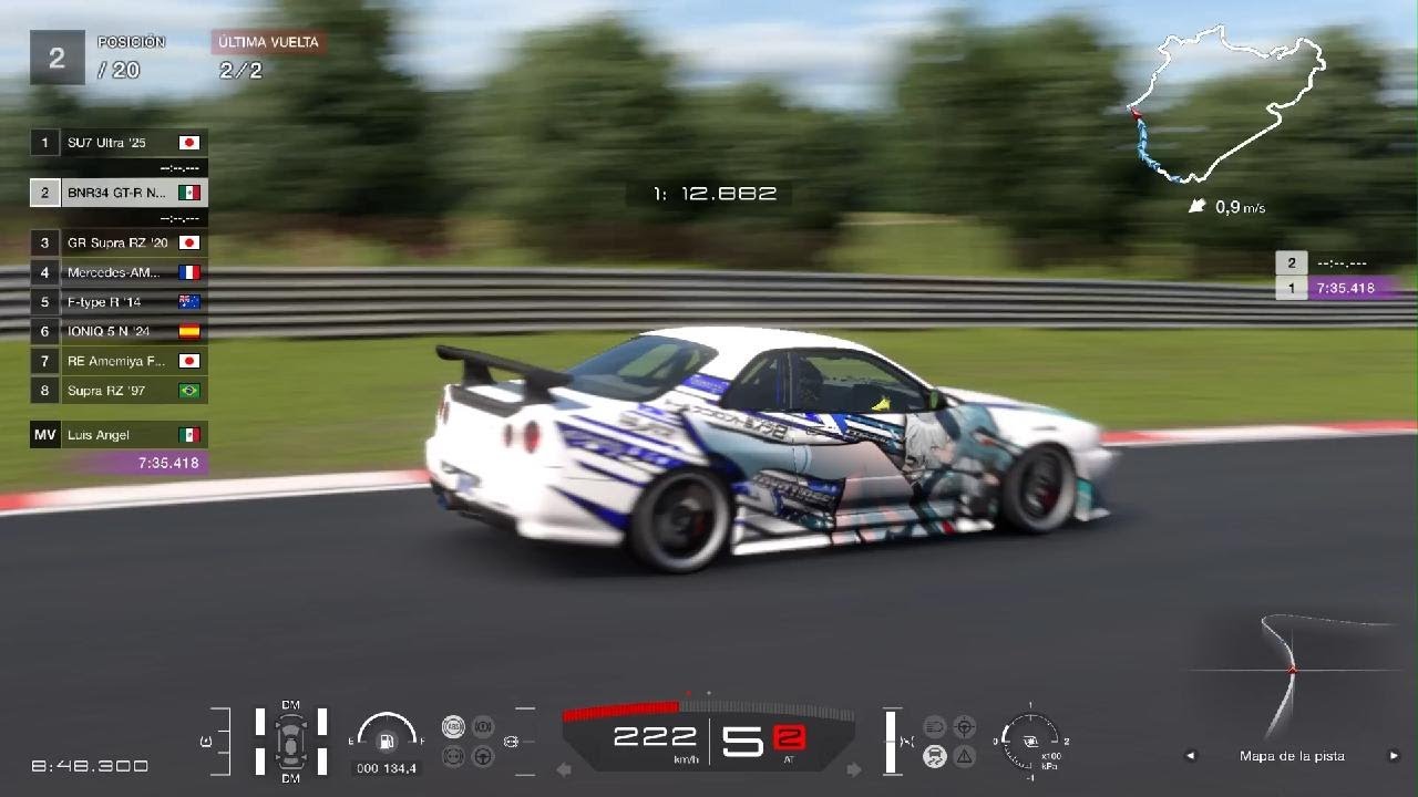 Skyline R34 vs Car Eléctrico