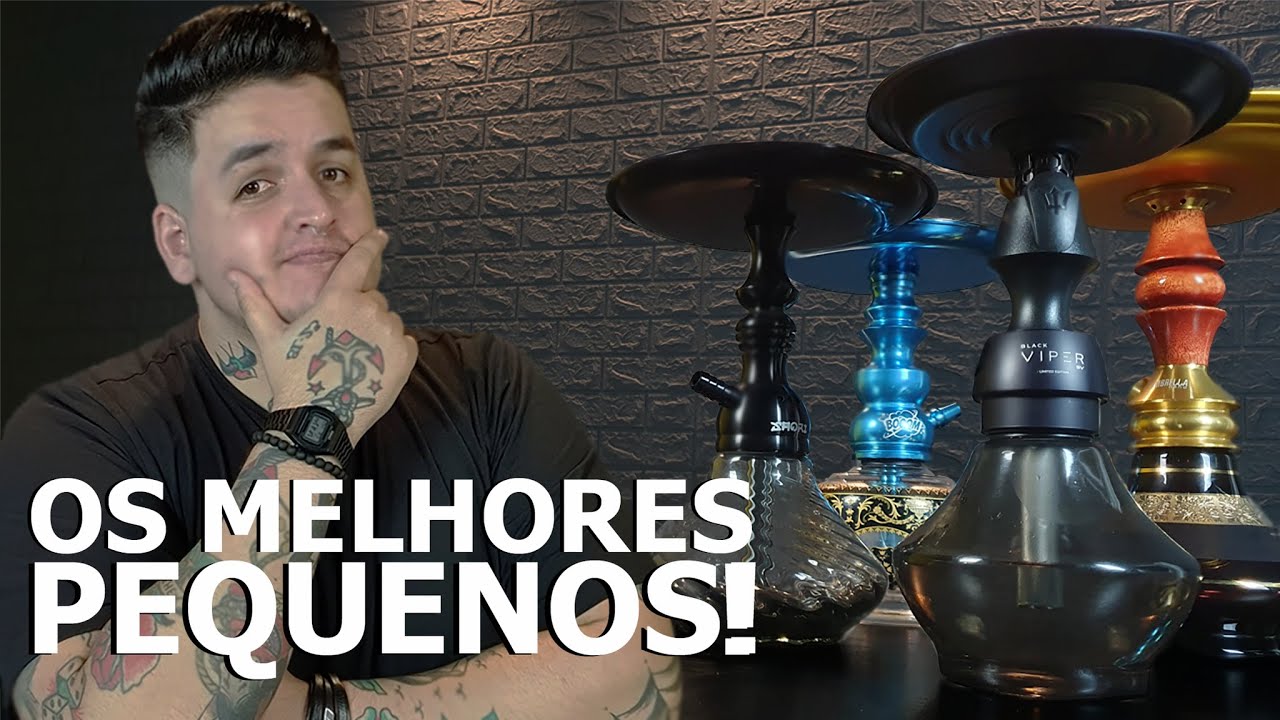 OS MELHORES NARGUILES PEQUENOS PARA 2023!