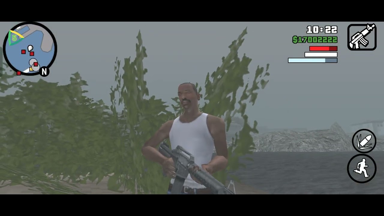 GTA SA MISSION GO TO THE DOCK SWIM CJ. @GAMESPLAYER07 