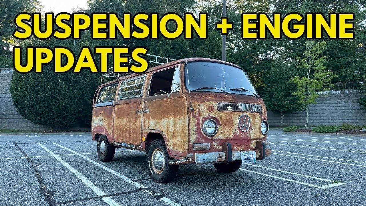 THE STRUGGLE BUS Gets a Complete REAR SUSPENSION REBUILD + ENGINE UPDATES - 1969 EARLY BAY VW BUS