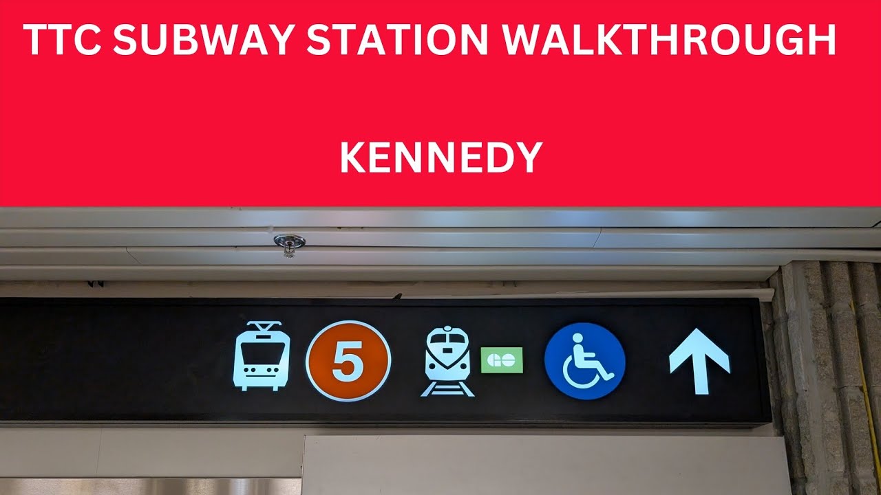 TTC Subway Station Walkthrough  - Kennedy (Line 2) w/ sneak peak of unopened Line 5 corridor