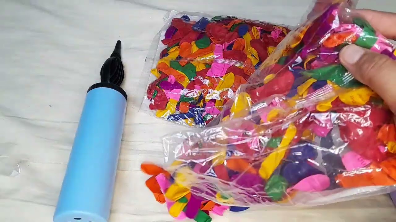SATISFYING ASMR UNBOXING COLORFUL BALLOONS | NEW PACKAGE