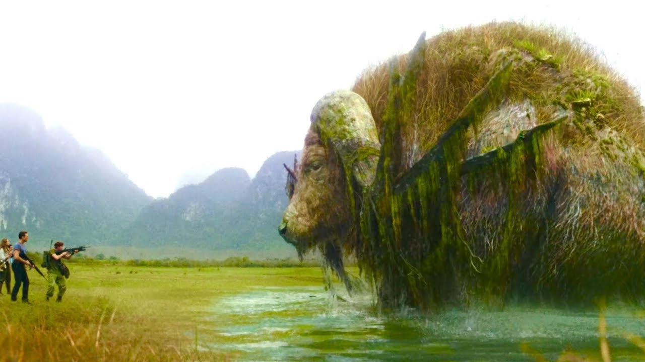 GIANT BUFFALO Scene - Kong_ Skull Island (2017) Movie Clip HD