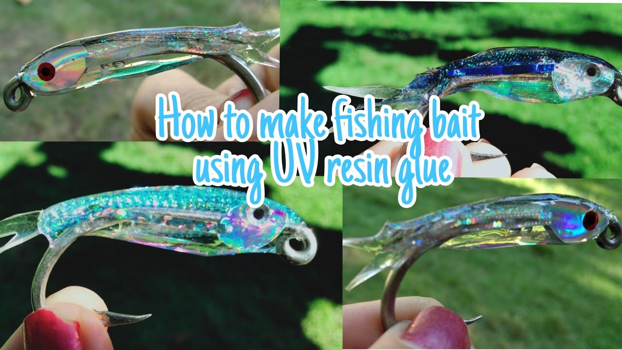 How to make fishing bait using UV resin glue 1 easy process | vlog # 4