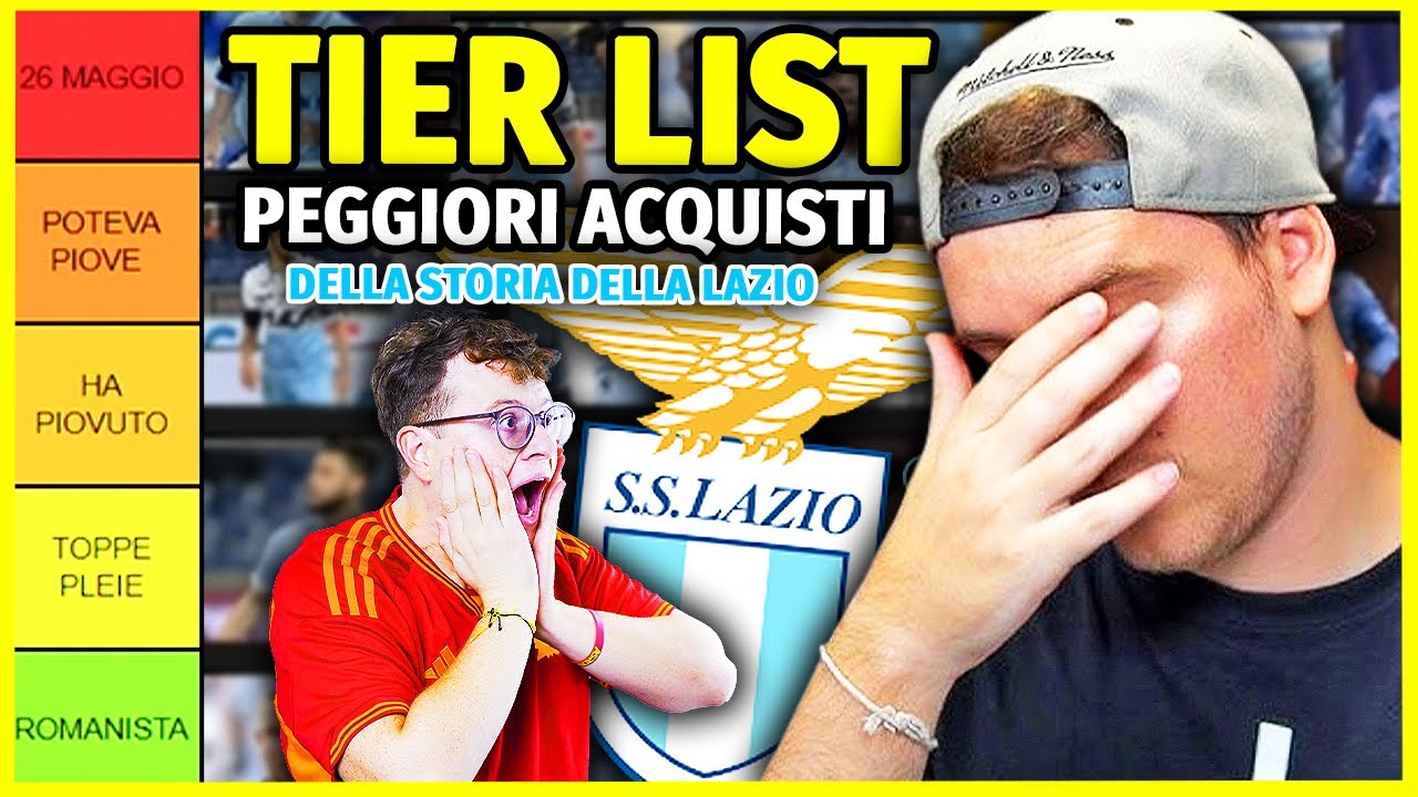 SICKWOLF VS MIKESHOWSHA: TIER LIST CON I PEGGIORI ACQUISTI DELLA STORIA DELLA LAZIO (BLEAH!)