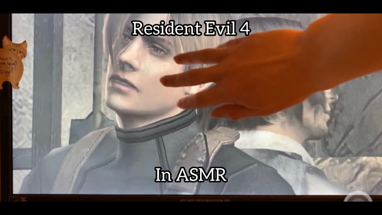 Let's Play Resident Evil 4 In ASMR Part 2 | Clicky Keyboard Sounds, Whispers, and Hand Movements