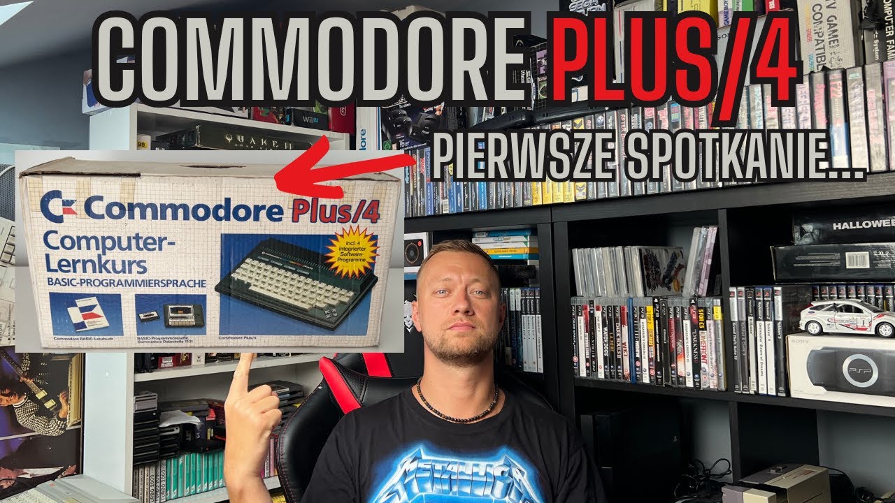 Commodore PLUS4 - pierwsze spotkanie, unbox i test!