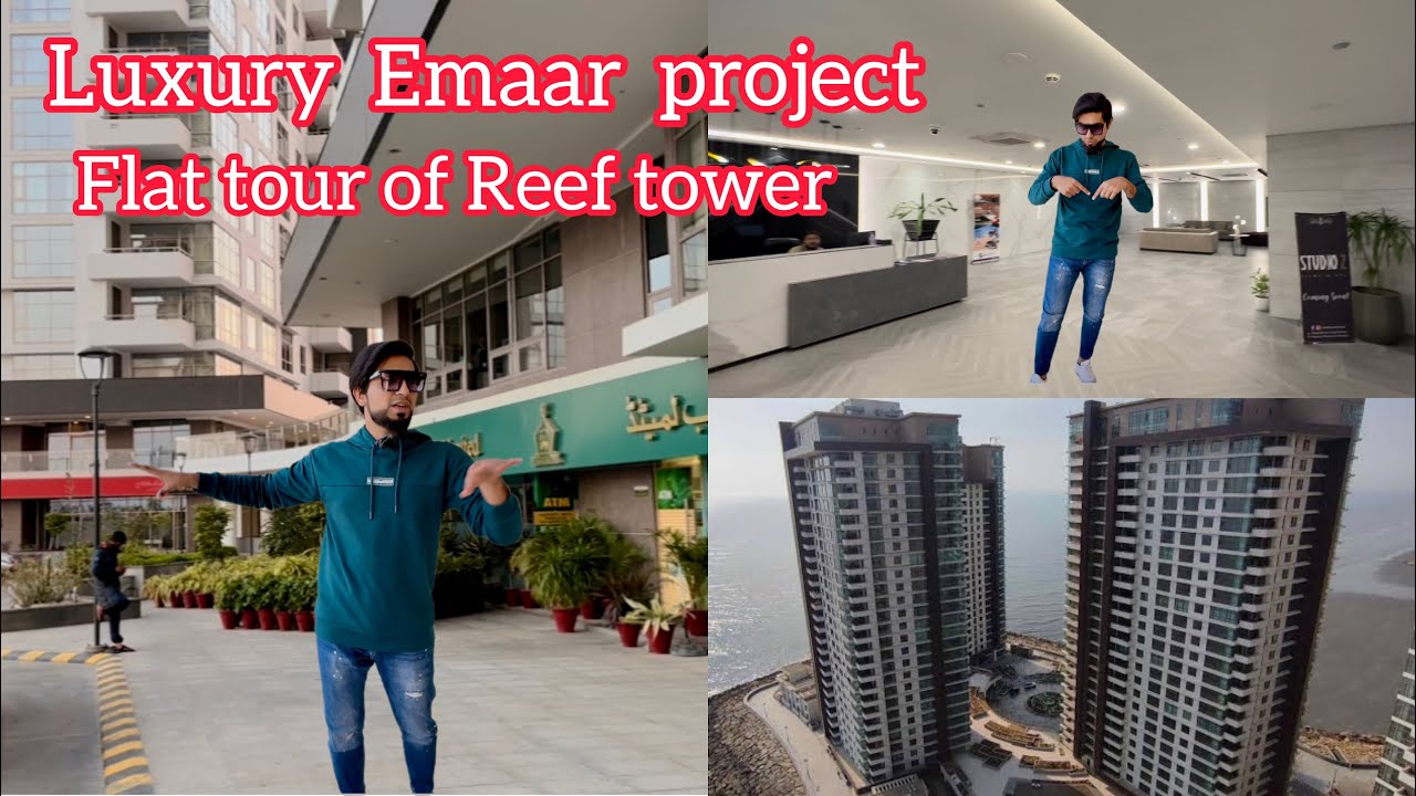 Detail Flat tour | Emaar Reef Tower | For sale 💰| DHA Phase 8 Karachi @emaarpakistan5075 #CleanDeal
