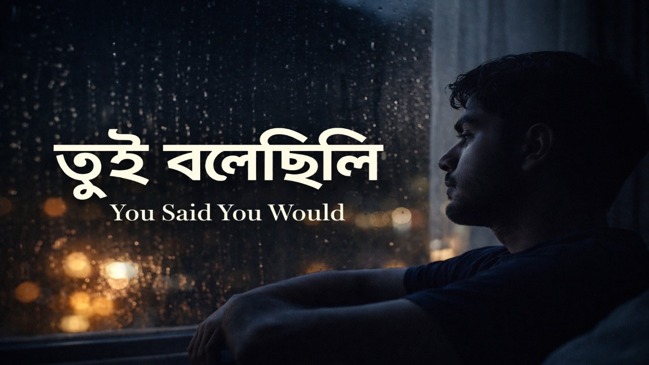 তুই বলেছিলি | Calm After Breakup Bengali Song | 1AM Healing Mood