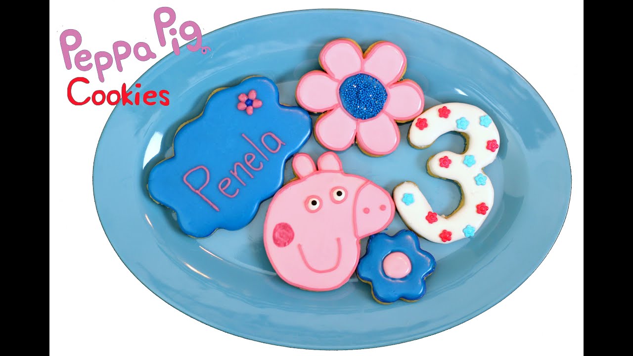 How to make Peppa Pig Cookies