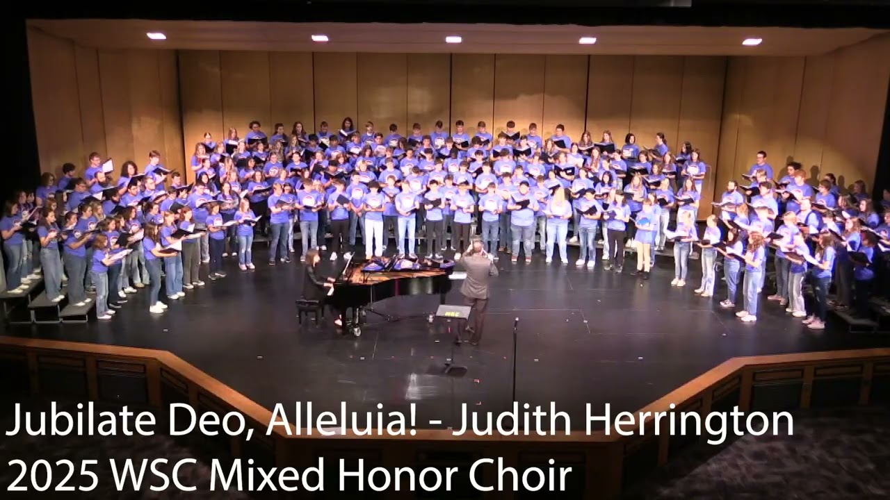 Jubilate Deo, Alleluia - Wayne State College 2025 Mixed Honor Choir