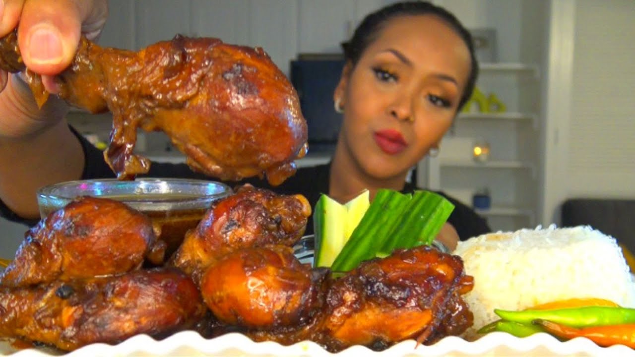 ASMR & RECIPE * FILIPINO CHICKEN ADOBO * طبخ واكل حساء الادوبو الفلبيني بالدجاج