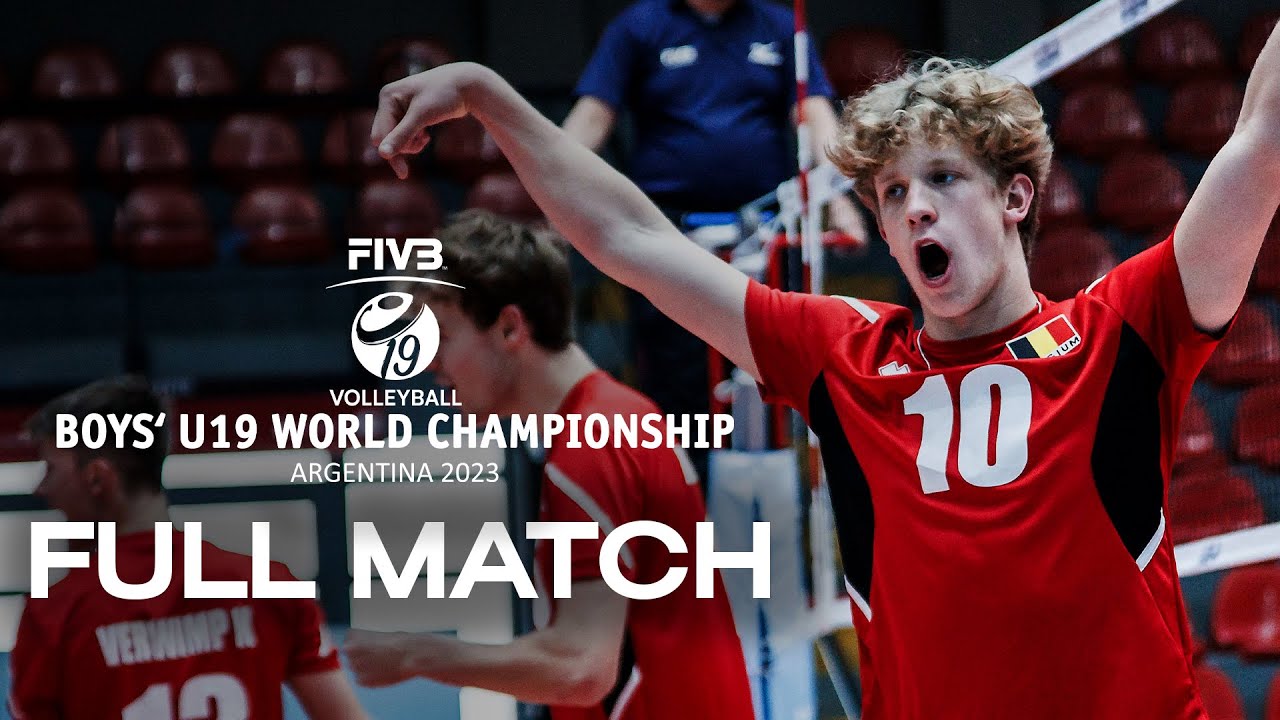 IRI🇮🇷 vs. BEL🇧🇪 - Full Match | Boys' U19 World Championship | Quarter Final
