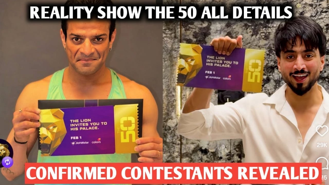 The 50 reality show all details and confirmed contestants revealed