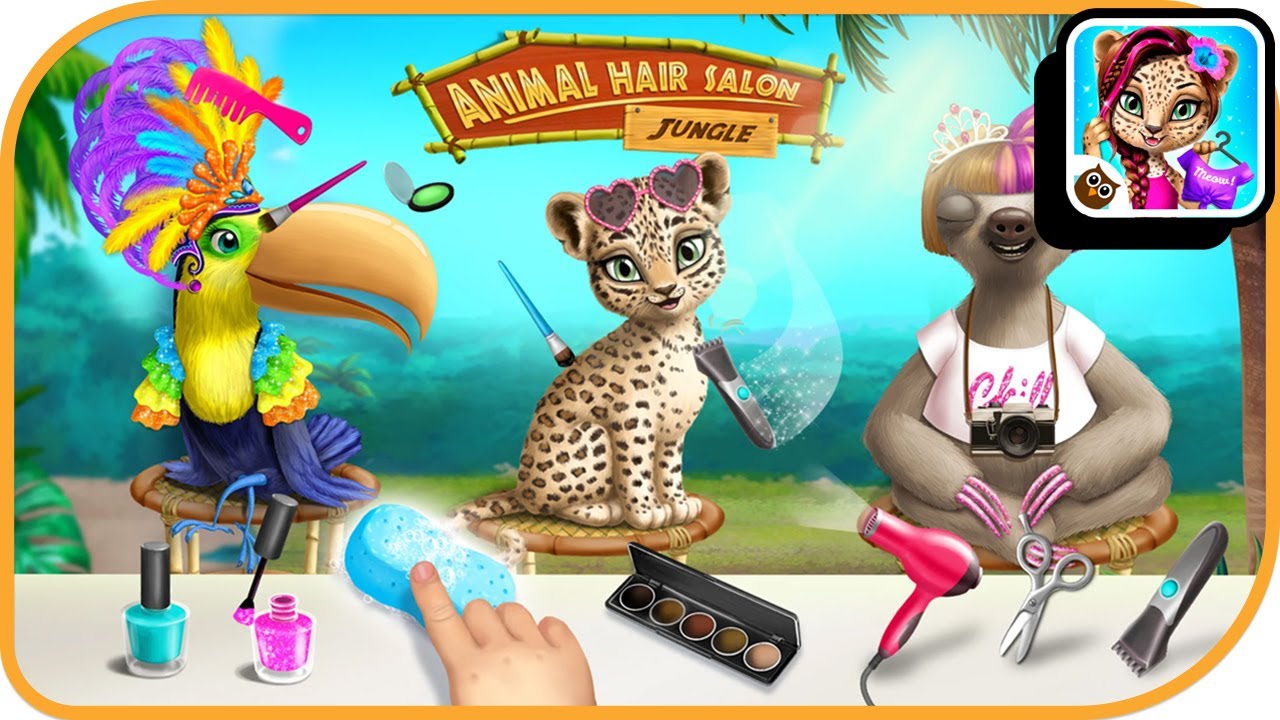 Jungle Animal Hair Salon 2 #3 | tutoTOONS | Simulation | Fun Game for Kids | HayDay