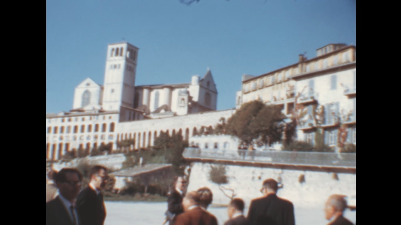 Assisi 1967 archive footage