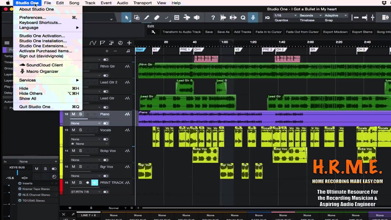 How To Adjust Block Size In Studio One  For Optimum Performance