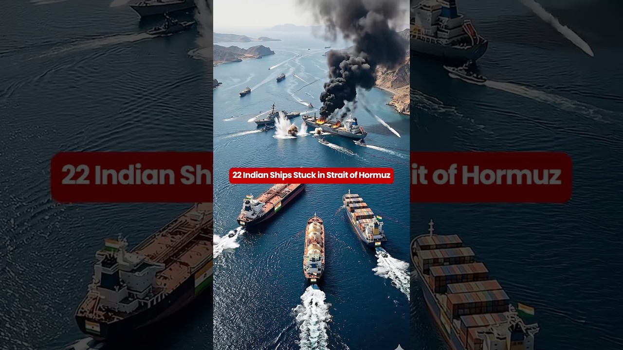 22 Indian Ships Stuck in Strait of Hormuz! Is Iran Letting India Pass? Indian Diplomacy