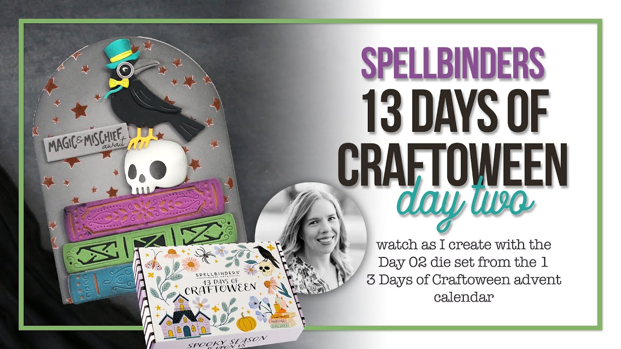 13 Days of Craftoween: Day Two Reveal & Cardmaking Process Video