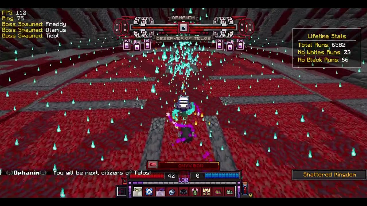 Telos realms | Full Shattered Kingdom + Hardmode Ophanim solo