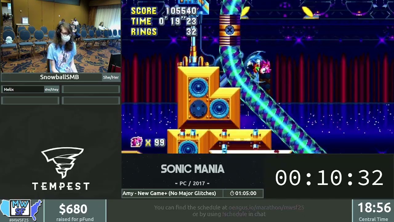 Midwest Speedfest 2025 - Sonic Mania by SnowballSMB