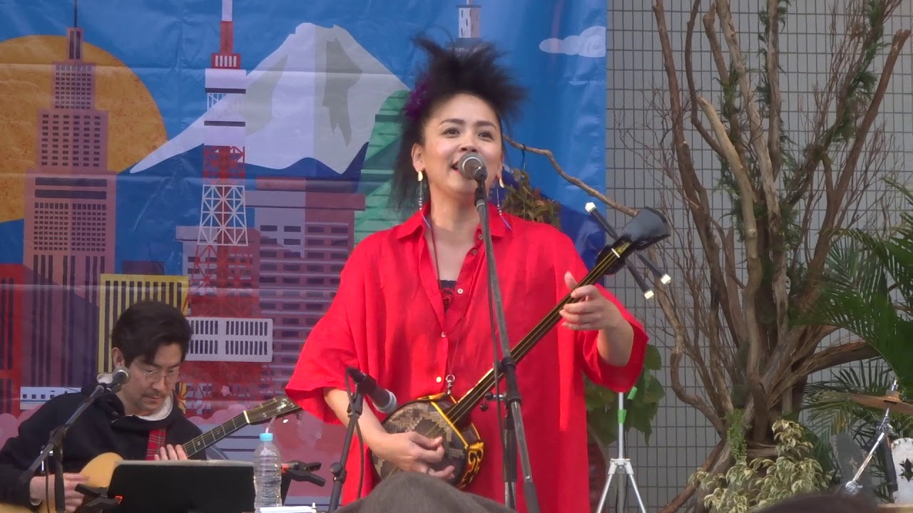 圧巻のパフォーマンス 元ちとせ 奄美民謡の曲「KEENFEST in Spring Love 春風」@代々木公園野外ステージ2019年3月30日（土）はじめちとせ HAJIME CHITOSE
