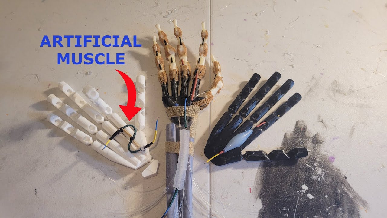 IT WORKS! | New Robot Hand & Artificial Muscle
