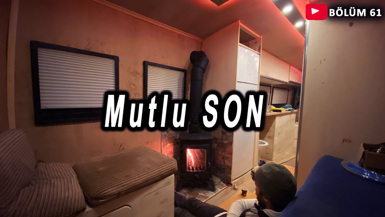 KARAVANIMIZI KIŞA HAZIRLADIK ARTIK SOBAMIZIN BACASI TÜTÜYOR :) - KARAVAN YAPIMI - BÖLÜM : 61