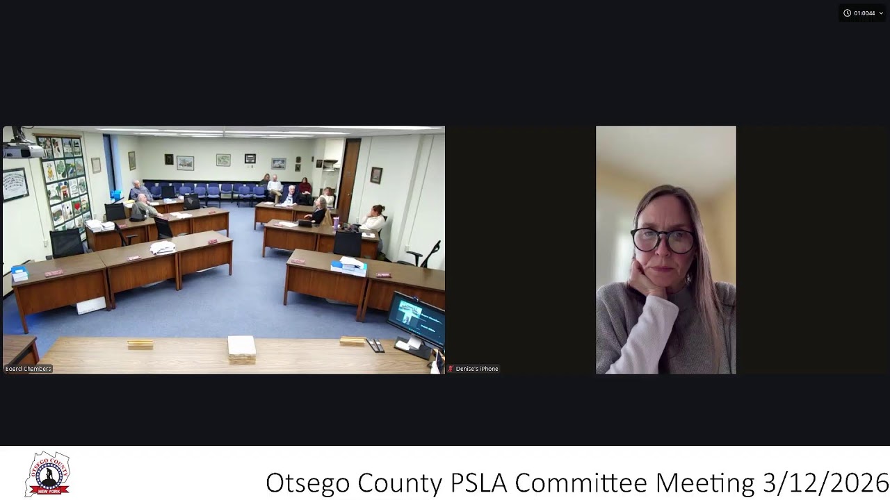 Otsego County PSLA Committee Meeting 3/12/2026