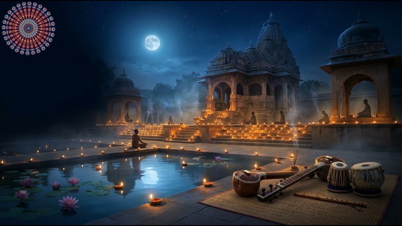 Meditation instrumental music - temple style- no copyright 