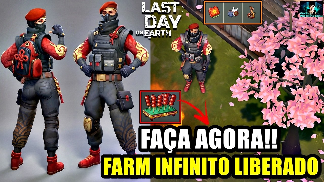 ●PLANTÃO DO DARK‼️NOVO PASSE FULL COM SKIN RARA + SUPER FARM INFINITO LIBERADO ‼️👁 Last Day On Earth