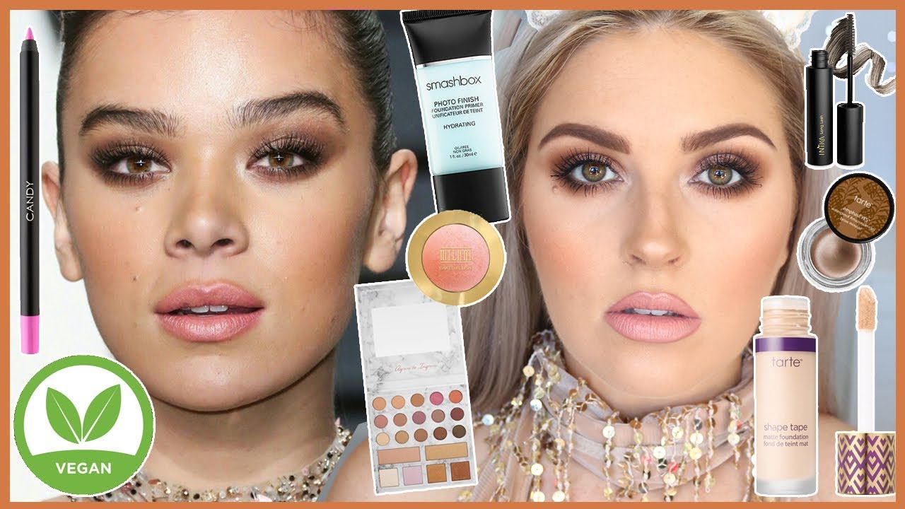 VEGAN Makeup Tutorial 🐰💕 Hailee Steinfeld Grammys Inspired