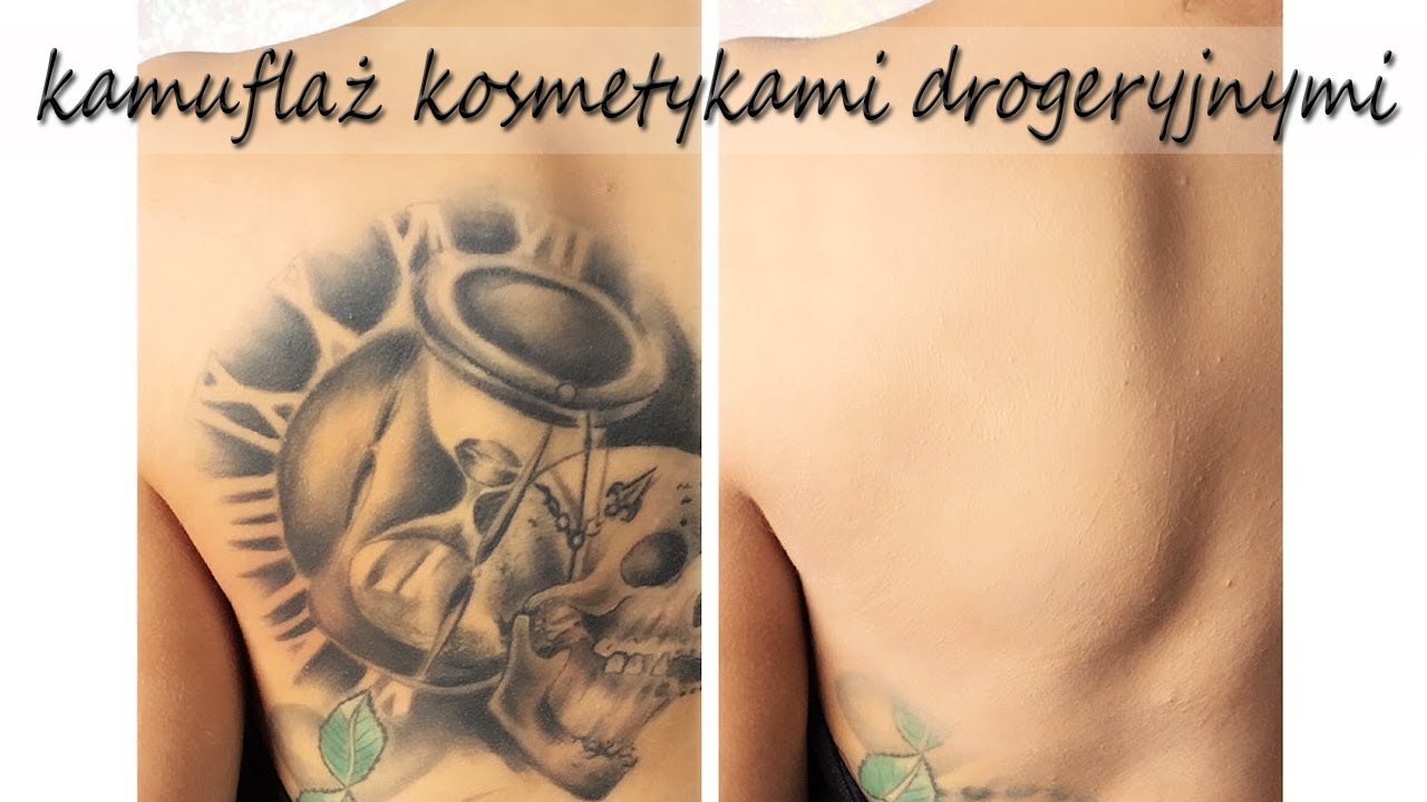 Kamuflowanie tatuażu kosmetykami drogeryjnymi