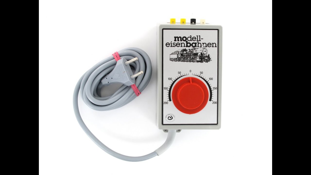 Produktvorstellung: Analog Trafo Fahrregler Gleichstrom 15V/0,55A - WLW-7220 / 1,1A WLW-7218