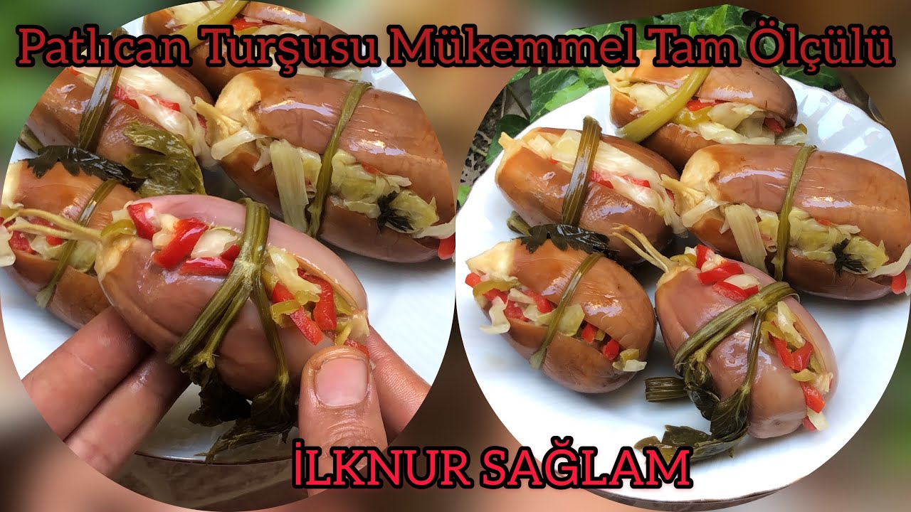 Patlıcan Turşusu💯Tam Ölçülü Bozulmayan Erimeyen Efsane Turşu Tarifi👌🏼Patlıcan Turşusu Yapımı💯