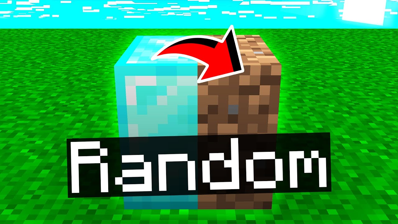 Minecraft, de Minden Block RANDOM 😨