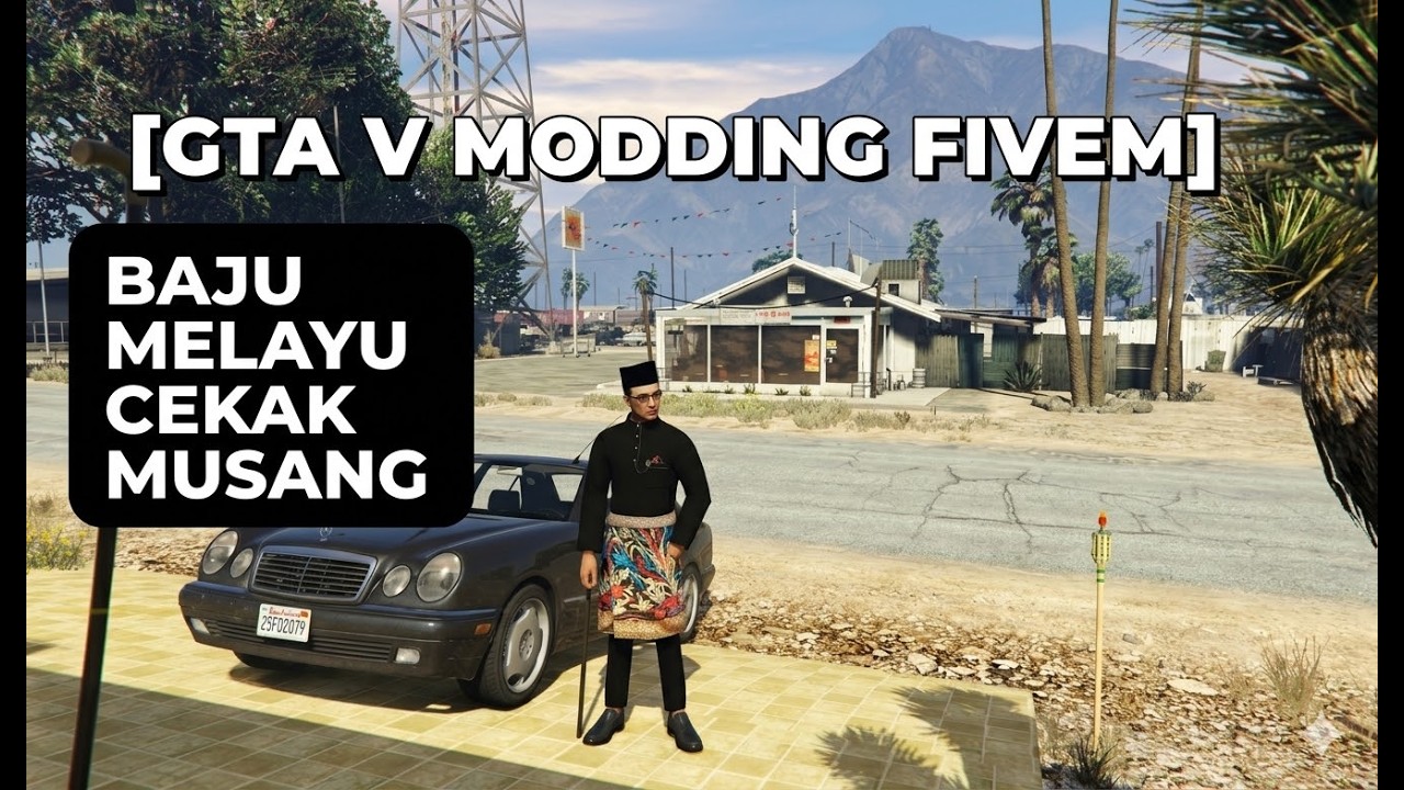 [GTA V MODDING FIVEM] Baju Melayu Cekak Musang Outfit